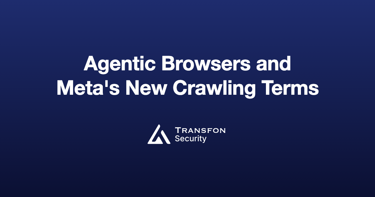 Agentic Browsers and Meta-ExternalAgent: What to Block Before Meta's 20 November Terms